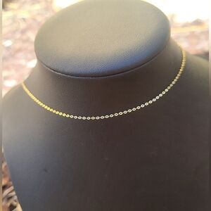 Argento Vivo Dainty Mirror Link Necklace